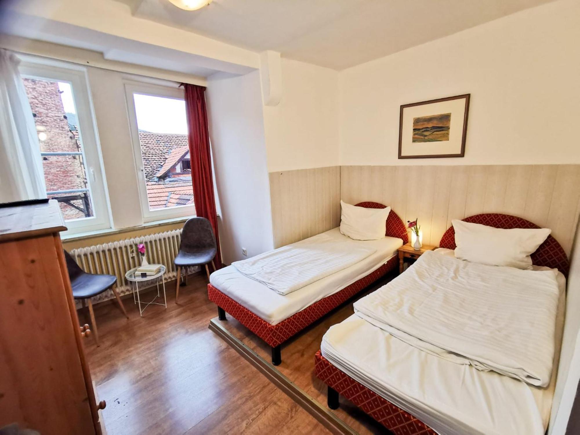 Hannoversch Münden Alte Rathausschaenke - Hotel Garni מראה חיצוני תמונה